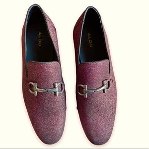 Dress Shoes Aldo Red Ruby Glitter